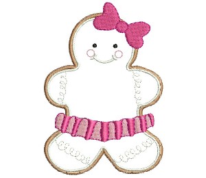 Stickmuster - Gingerbread Christmas Lebkuchenfrau